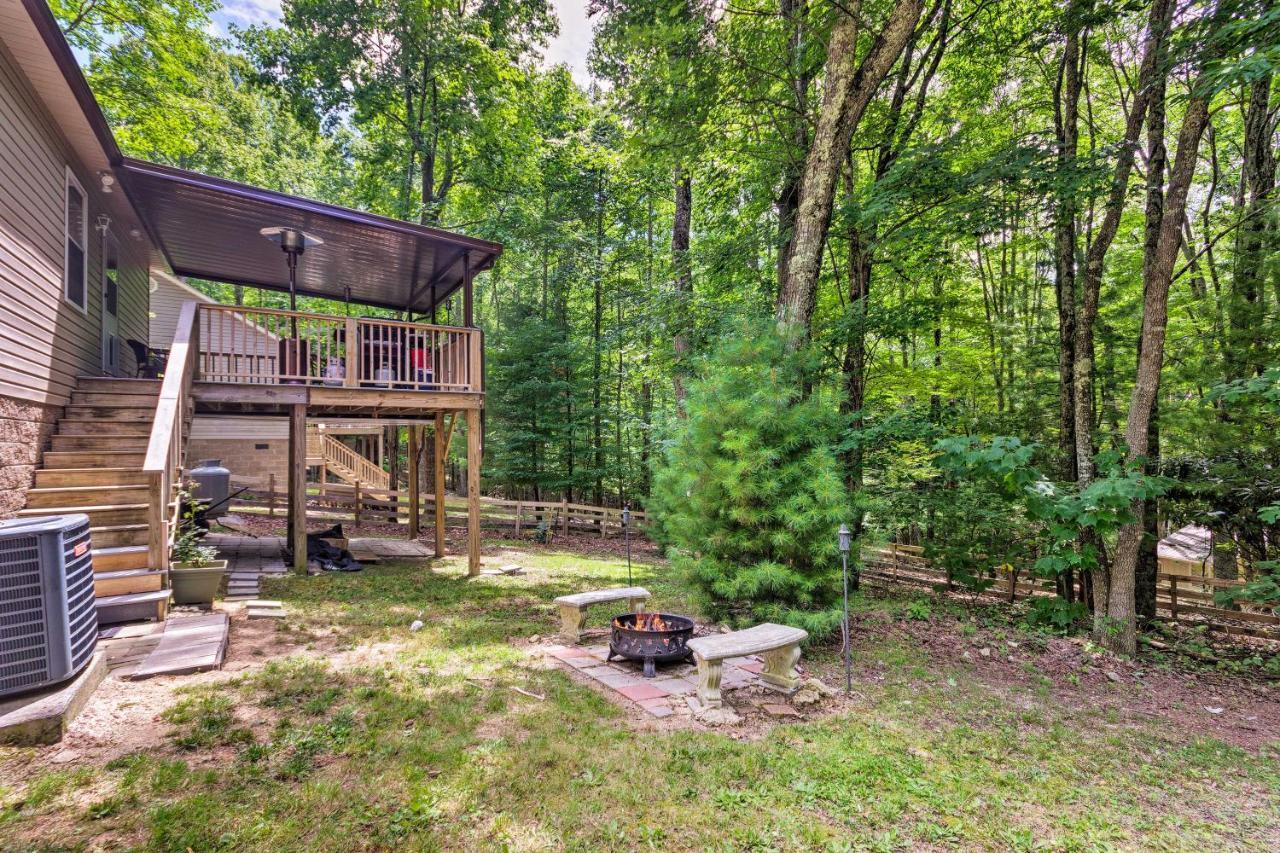 Beech Mountain Home With Covered Deck, Near Skiing! Eksteriør bilde